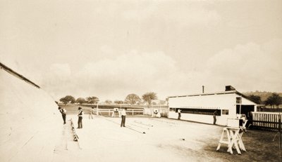 Vista generale della pista sperimentale, sfondo e telecamere utilizzate per girare la serie 